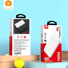 Load image into Gallery viewer, WUW U42 10000mah Portable power bank PD fast charging for smartphone -White
