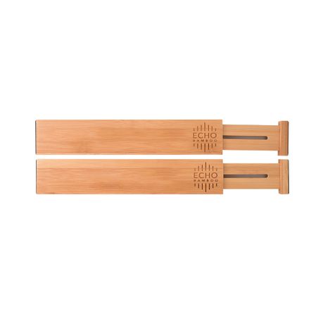 Echo Bamboo Drawer Organizer - Medium(335mm to 430mm) - Set of 2 Buy Online in Zimbabwe thedailysale.shop