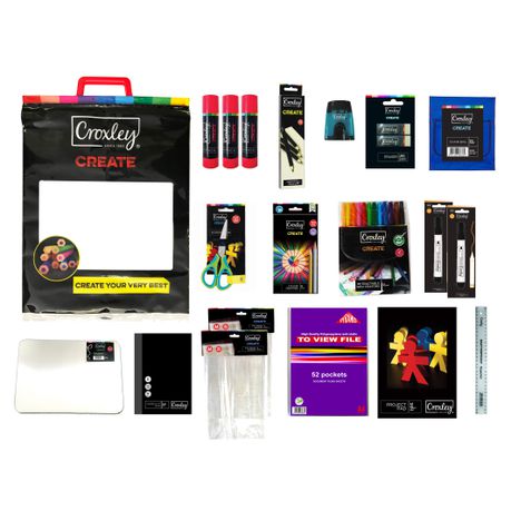 Croxley Create Stationery Bag NO2 Buy Online in Zimbabwe thedailysale.shop