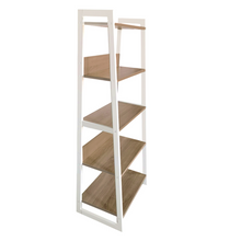 Load image into Gallery viewer, 5-Tier Industrial-Style Bookcase Free Standing Bookshelf Display Unit
