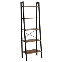 Load image into Gallery viewer, Lifespace Industrial Rustic 5 tier Ladder Shelves
