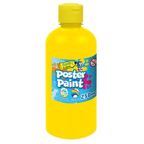 Bantex, Poster Paint 250ml - Yellow