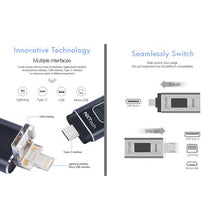 Load image into Gallery viewer, NXTech 64GB 4-in-1 OTG Multifunction USB Flash Drive Type-C/iPhone/Micro
