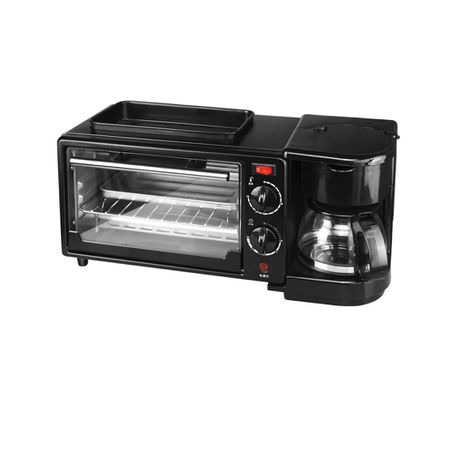 3-in-1 Home Multi-Functional Breakfast Maker Coffee Mechanical Oven Mini Buy Online in Zimbabwe thedailysale.shop