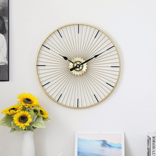 Load image into Gallery viewer, Modern Nordic Luxurious Fashionable Iron Wall Decoration Clocks 2001
