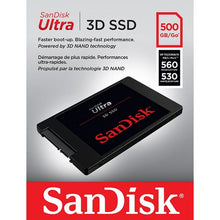 Load image into Gallery viewer, SanDisk Ultra 3D SSD Internal - 500GB/2.5
