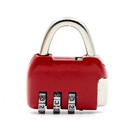 3 Digital Code Red Padlock - DCL-LF107-R Buy Online in Zimbabwe thedailysale.shop