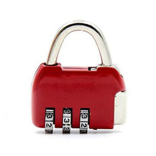 Load image into Gallery viewer, 3 Digital Code Red Padlock - DCL-LF107-R
