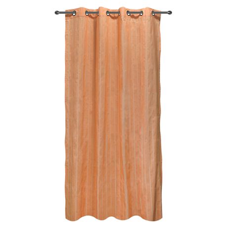 Curtain Nostos Stripe 140X270 Eyelet Orange Buy Online in Zimbabwe thedailysale.shop