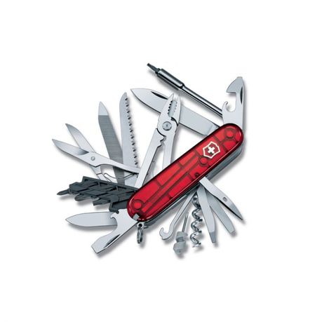 Victorinox CyberTool L Transparent Red 91mm Buy Online in Zimbabwe thedailysale.shop