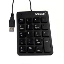 Load image into Gallery viewer, Mecer Numeric Keypad USB - Black
