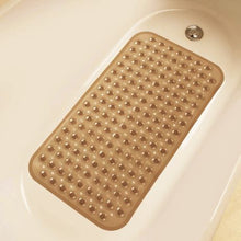 Load image into Gallery viewer, Non-Slip PVC Bathroom Bath/Shower Mat Polka Dot Texture Brown Large
