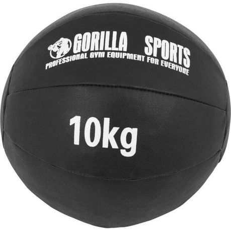 GORILLA SPORTS SA - Leather Style Medicine Ball 10KG Buy Online in Zimbabwe thedailysale.shop