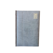 Load image into Gallery viewer, A4 &amp; A5 Executive Diaries with Padding and Embossed Square Cover-Grey
