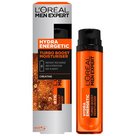 LOreal Men Expert - Hydra Energetic Turbo Boost Gel Moisturise 50ml Buy Online in Zimbabwe thedailysale.shop