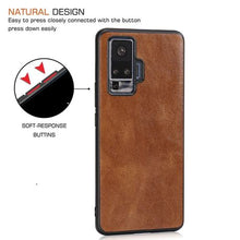 Load image into Gallery viewer, Cre8tive PU Leather Case for Vivo X50 (Brown)
