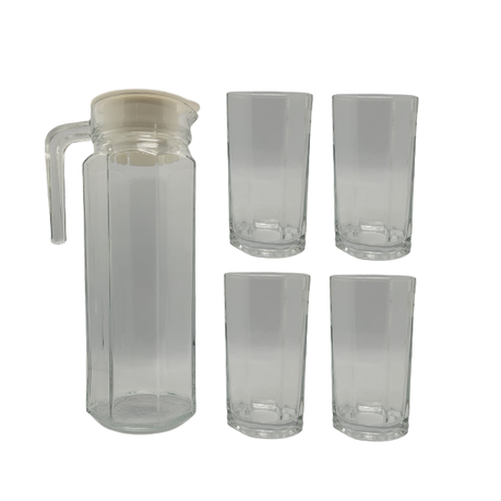 CSO - Jug & 4 Piece Glass Set Buy Online in Zimbabwe thedailysale.shop