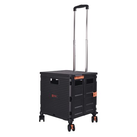 Collapsible Cart Rolling Utility with Seat Buy Online in Zimbabwe thedailysale.shop