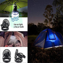 Load image into Gallery viewer, 2 In 1 LED Camping Fan 183842
