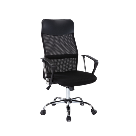 IC3 Mesh High Back Office Chair with Vegan Leather Accents Buy Online in Zimbabwe thedailysale.shop