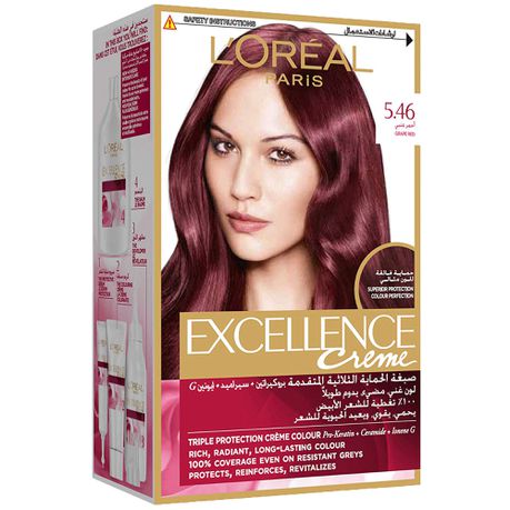 LOreal Excellence Creme 5.46 Grape Red Buy Online in Zimbabwe thedailysale.shop