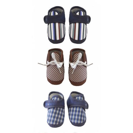 Newborn Baby Soft Sole, Pre-walker Shoes - Set of 3 Buy Online in Zimbabwe thedailysale.shop