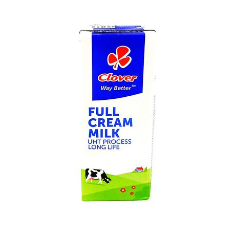 Clover Long Life Full Cream Milk 200 ml - 8 Pack