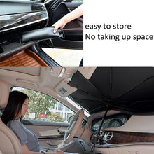 Load image into Gallery viewer, Car Windshield Sun Shade Foldable Umbrella
