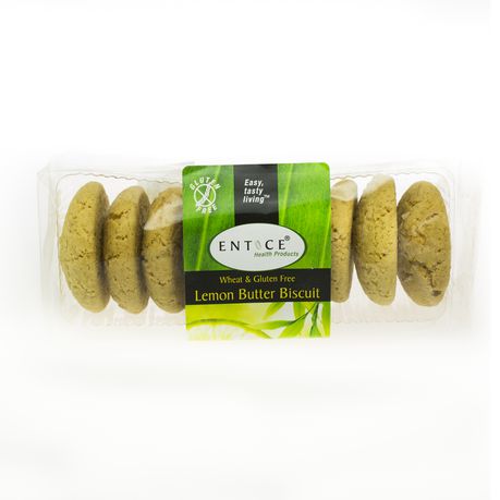 Entice Lemon Biscuits - Gluten-Free Butter Biscuit 200g