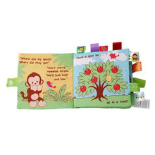 Load image into Gallery viewer, Nuovo Interactive Baby Fabric Book - Monkey
