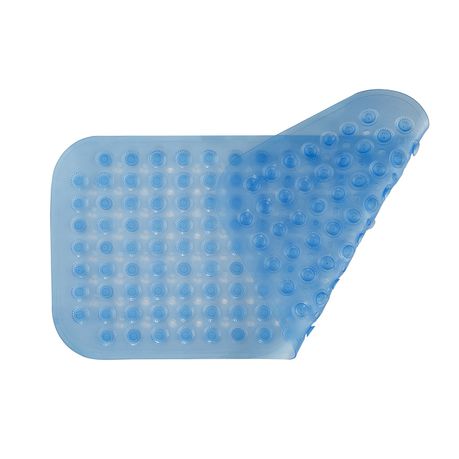 Non-Slip PVC Bathroom Bath/Shower Mat Polka Dot Texture Light Blue Medium Buy Online in Zimbabwe thedailysale.shop