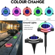 Load image into Gallery viewer, Solar LED Disc Light For Gardens FO-TA124
