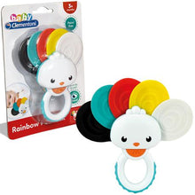 Load image into Gallery viewer, Clementoni - Baby Rainbow Peacock Rattle
