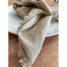 Load image into Gallery viewer, Heimwee Huis Linen Napkins - Oat - Set of 4
