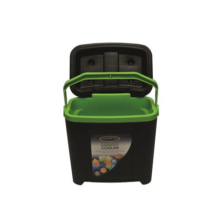 Leisure-Quip 26L Cooler Box - Black & Green