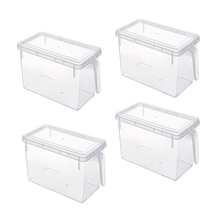 Load image into Gallery viewer, Maisonware Transparent PP Food Storage Boxes - Set of 4
