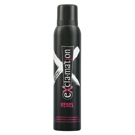 Coty Exclamation Rebel Perfume Body Spray 150ml Buy Online in Zimbabwe thedailysale.shop