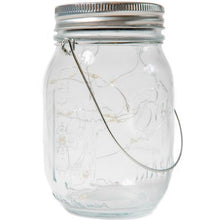 Load image into Gallery viewer, Solar Light Jar With Inner Copper Wire Fairy Lights
