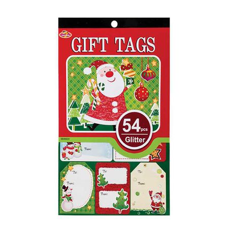 Christmas Tags - 54pc Buy Online in Zimbabwe thedailysale.shop