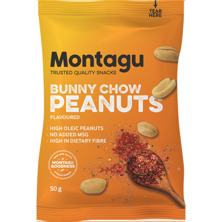 Montagu Flavoured Roasted Peanuts Bunny Chow 10x 50g Box