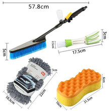 Load image into Gallery viewer, Car Wash Home Cleaning Brush Sponge Tool 4 Pieces Set
