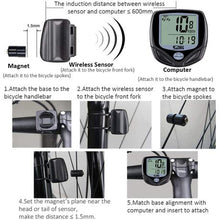 Load image into Gallery viewer, Bike Computer Bicycle Speedometer Wireless Waterproof
