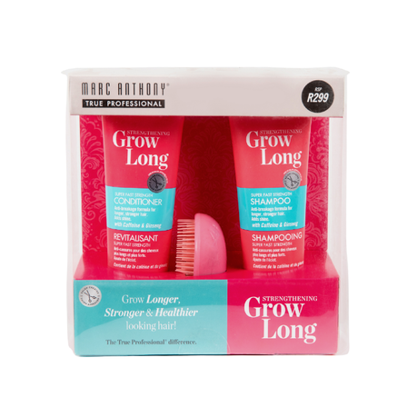 Marc Anthony Grow Long Shampoo and Conditioner Plus Detangle Brush Buy Online in Zimbabwe thedailysale.shop