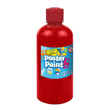 Bantex, Poster Paint 250ml - Red