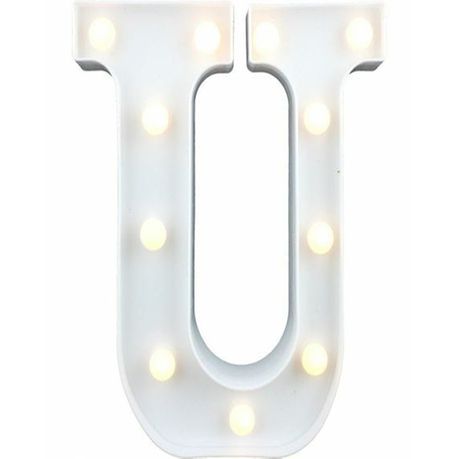 LED Lights Letter -U Buy Online in Zimbabwe thedailysale.shop