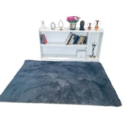 Soft Shaggy Rug - Mid Grey Buy Online in Zimbabwe thedailysale.shop