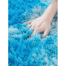 Load image into Gallery viewer, Fluffy Blue and White Rug/Carpet(200x150cm)
