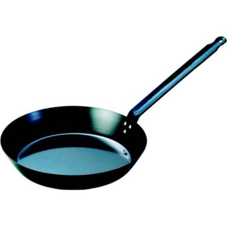 Black Steel Frying Pan - 200mm