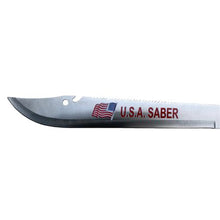 Load image into Gallery viewer, Short Sharpened USA Themed jagged Machete Saber Stainless Steel Blade-45 cm
