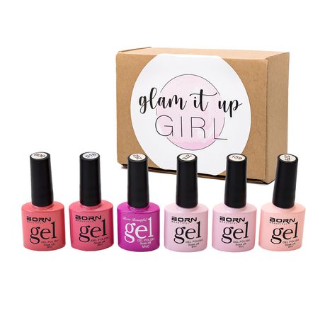 Glam It Up Girl - UV LED GEL Nail Polish - Shades of Pink BB Buy Online in Zimbabwe thedailysale.shop